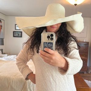 Large White Hat